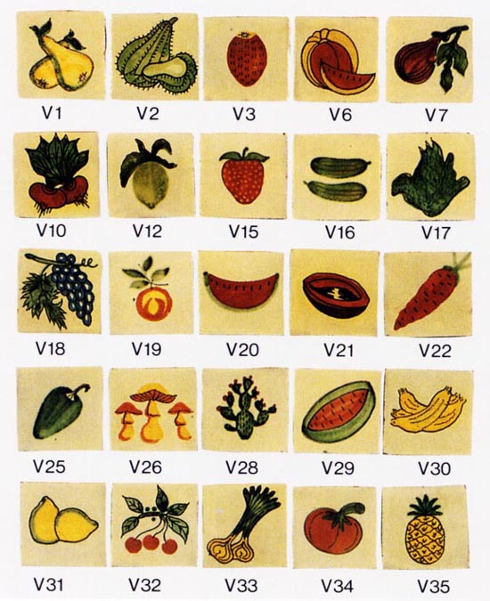 野菜のタイル